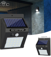 20 LED Solar Charging Water-resistant LED Sensor Light